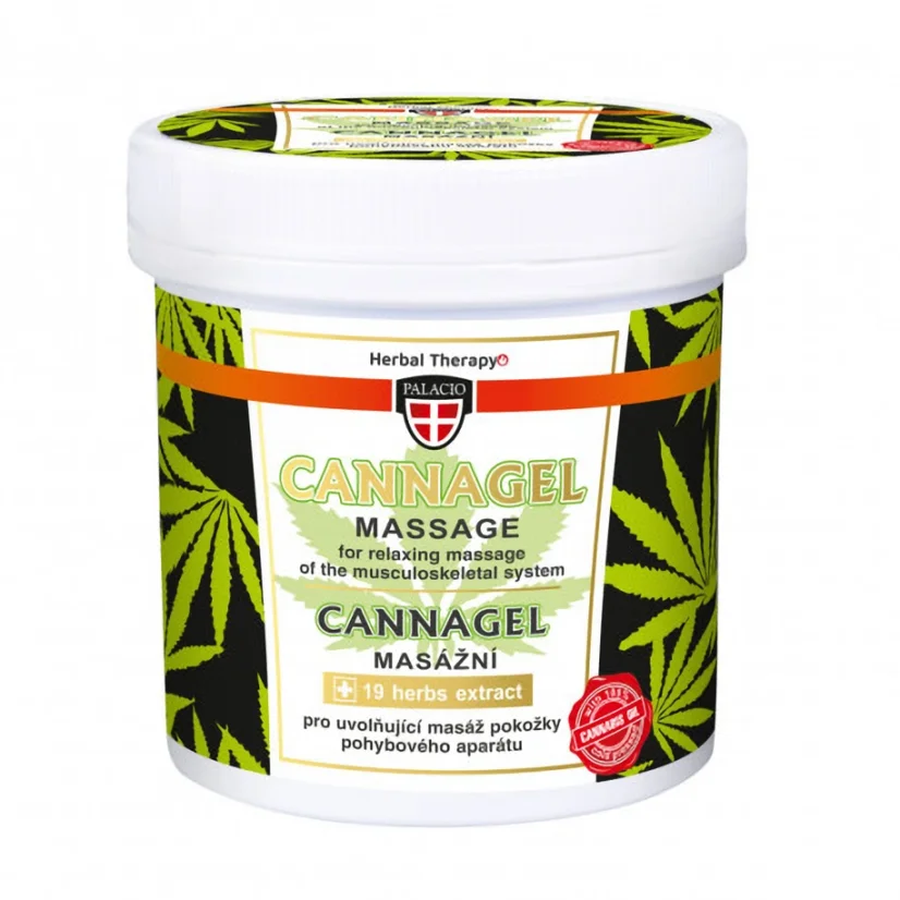 Palacio Hanf-Massage-Gel CANNAGEL, (250 ml)