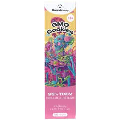 Canntropy THCV Vape Pen de unică folosință Biscuiți GMO terpene de rășină vii, calitate THCV 96%, 1 ml