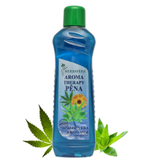 Herbavera Aroma Therapy kylpyvaahto aloe veralla ja hamppulla 1000 ml
