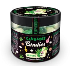 Euphoria Kannabiskarkit, hapanomena, 140 g