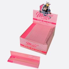 Monkey King Papier à rouler rose KS Slim