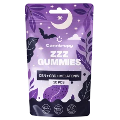 Canntropy CBN + CBD + Melatonin Schlaf-Gummis 10 Stk. × 5 mg, 20 g