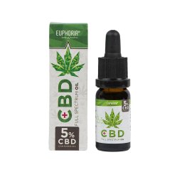 Euphoria Ulei CBD 5% 10 ml, 500mg
