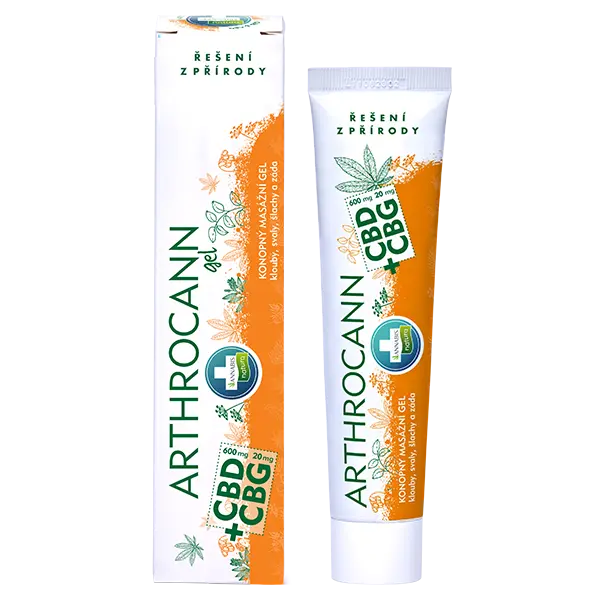 Annabis Arthrocann kanapių gelis su CBD ir CBG, 75 ml