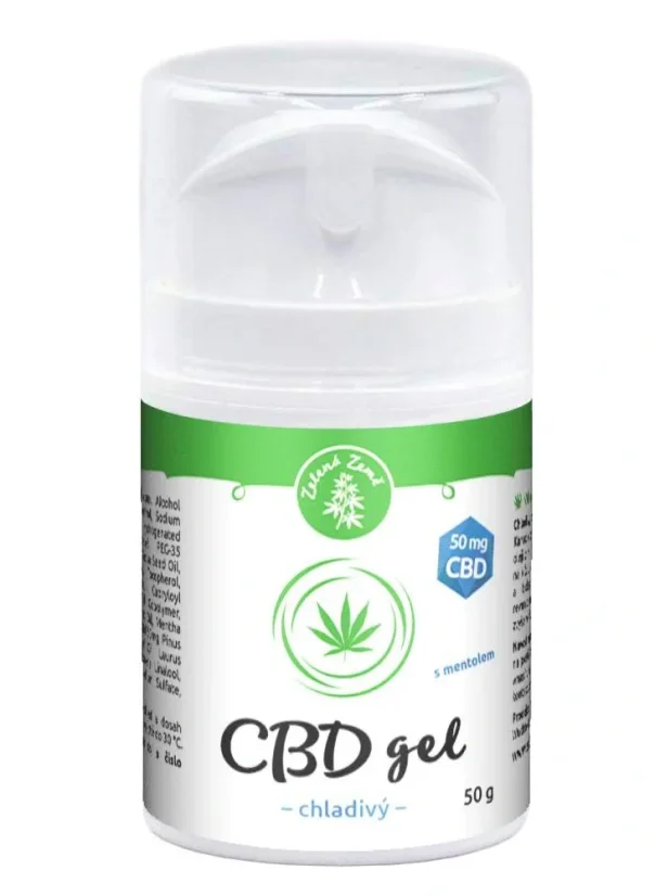 Gel de răcire Zelena Zeme CBD, 50 g