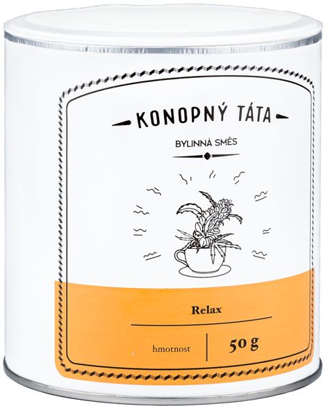 Konopný Táta - Μείγμα βοτάνων κάνναβης Relax 50γρ