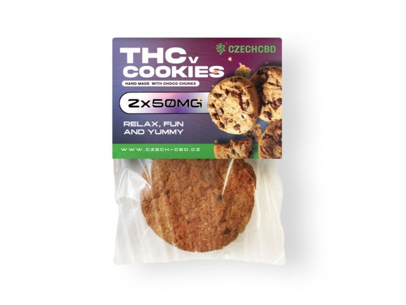 Czech CBD Biscuits au THCV, 2x50 mg de THCV, 2 pièces