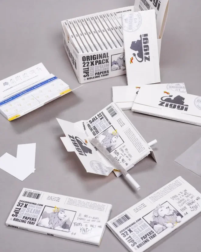 Ziggi Original Extra, 32 feuilles à rouler + 32 filtres en carton
