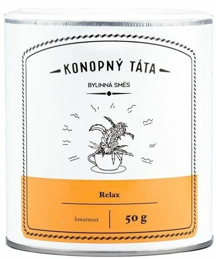 Konopný Táta - Μείγμα βοτάνων κάνναβης Relax 50γρ