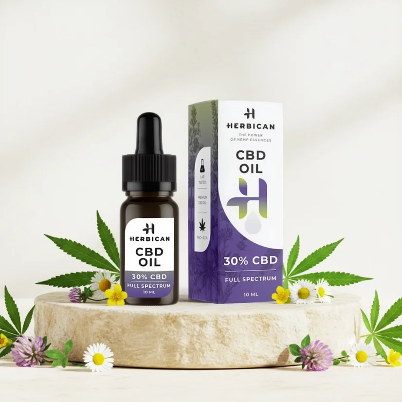 Herbican Olio CBD a spettro completo, 30%, 10 ml