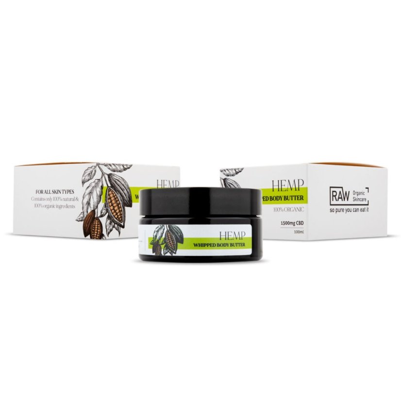 Endoca Hamp Pisket Body Butter 450 mg CBD, 30 ml