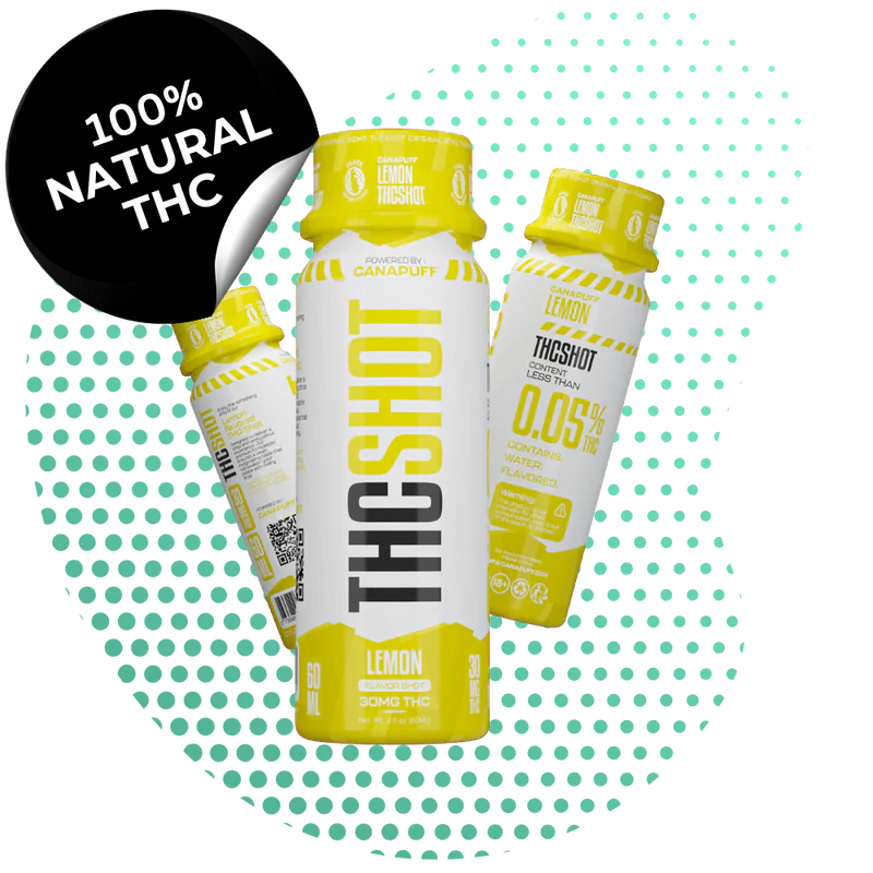 CanaPuff THC SHOT - Limone 60 ml (THC 30 mg)