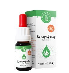 Zelena Zeme CBD kanapių aliejus 10 %, 10 ml, 1000 mg