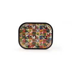 Euphoria Plateau Roulant Métal Petit Groovy - 180 x 140 mm