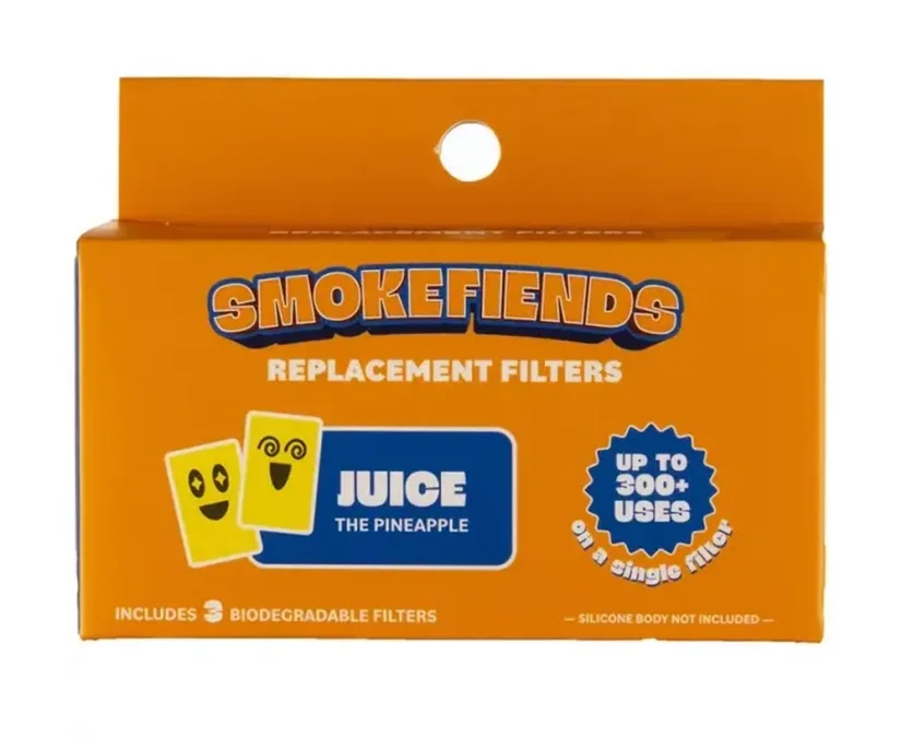 HEMPER Filtru de aer personal Smoke Fiends, pachet de 3 filtre de schimb - Ananas