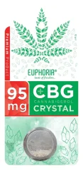 Euphoria Cristalli di CBG puro 95 mg, 0,1 g