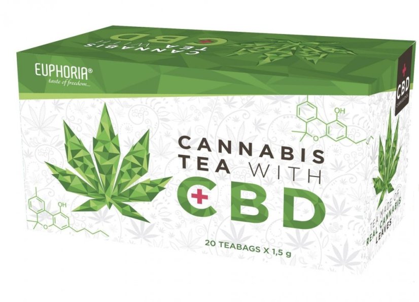 Euphoria Thé au Cannabis avec CBD, 30 g