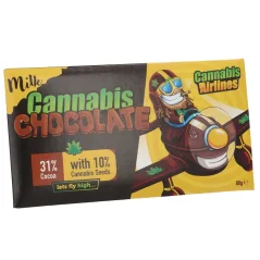 Cannaline Mliečna čokoláda Cannabis Airlines, 80 g
