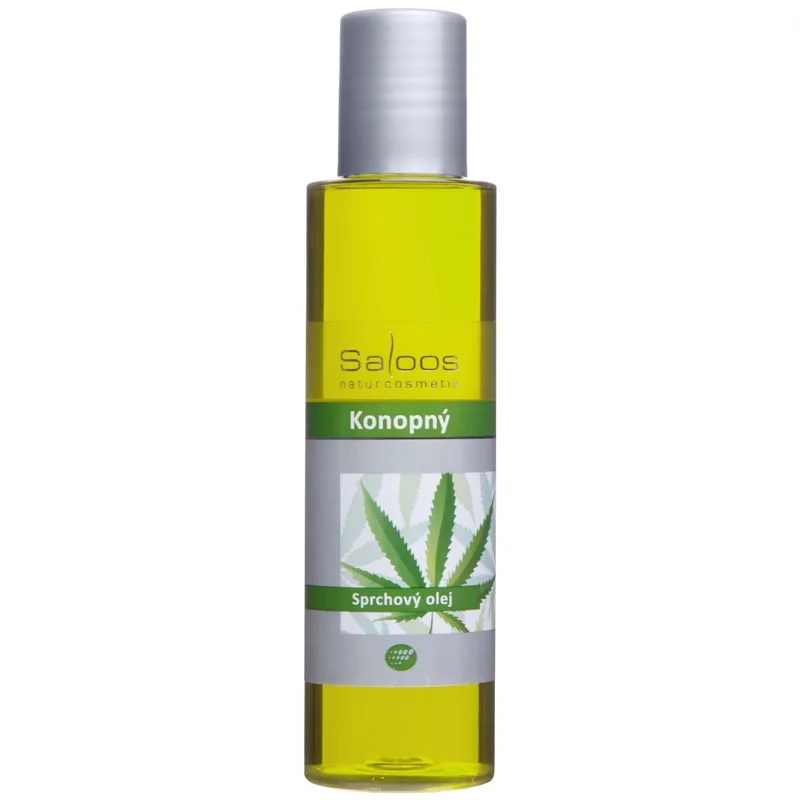 Saloos Aceite de ducha de cáñamo, 125 ml