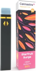 Cannastra CBDP pero za enkratno uporabo Starfruit Surge, CBDP 88 % kakovosti, 1 ml