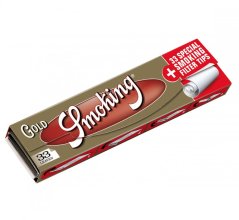 Smoking Papers King Size - Guld Slank med filtre