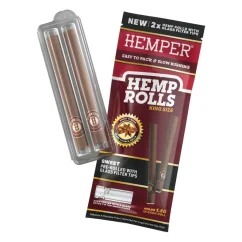HEMPER King Size Rolls + Ponta de Vidro 2un - Doce