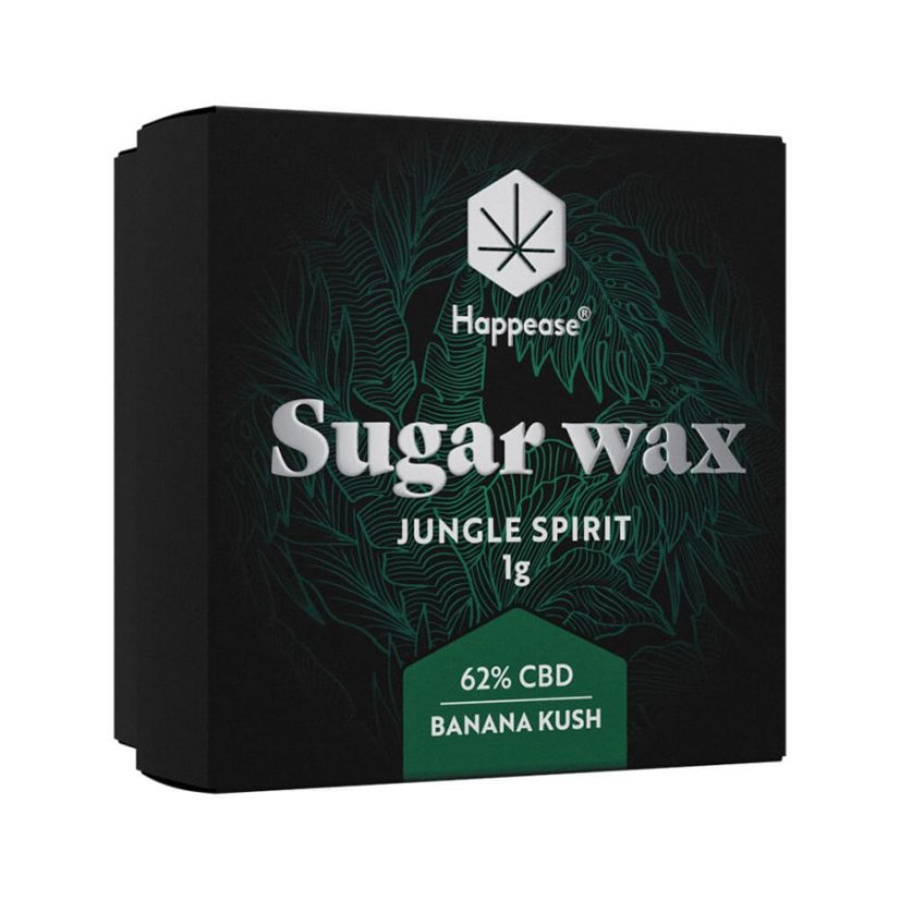 Happease - Estratto Jungle Spirit Sugar Wax, 62% CBD, 1 g