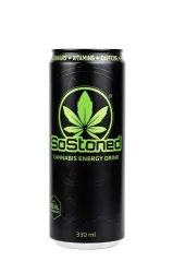 Euphoria SoStoned Cannabis Energy Drink, ilman CBD:tä, 330 ml