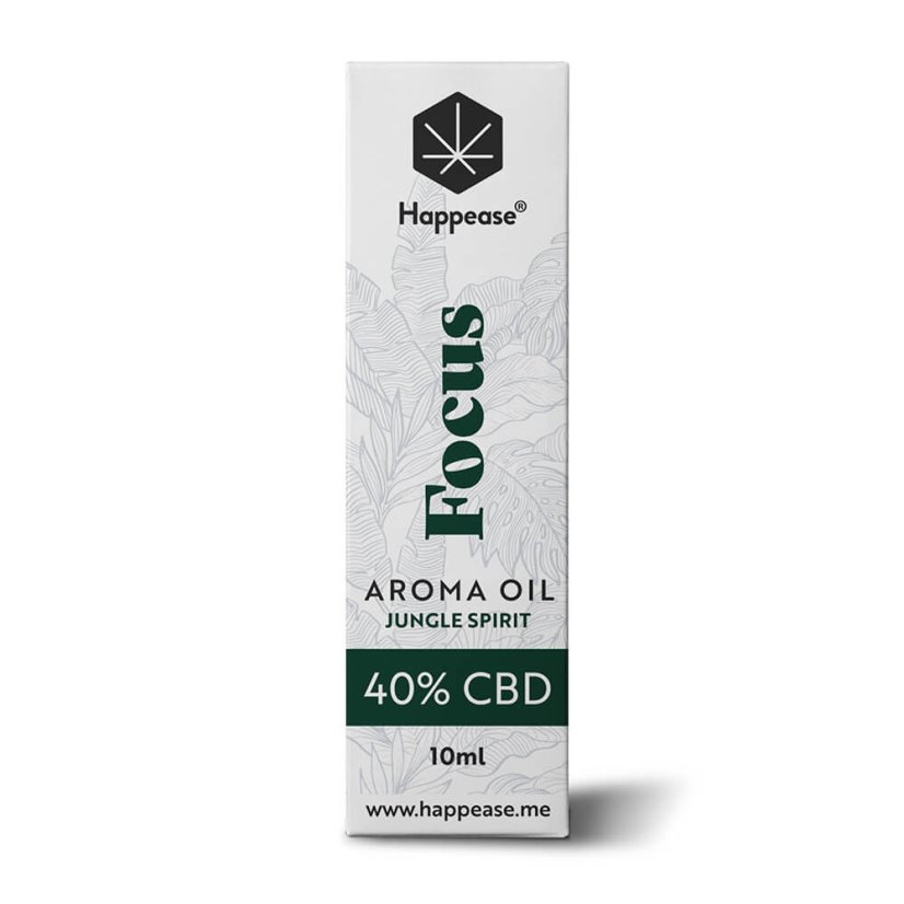Aceite de CBD Happease Focus Jungle Spirit, 40% CBD, 4000 mg, 10 ml