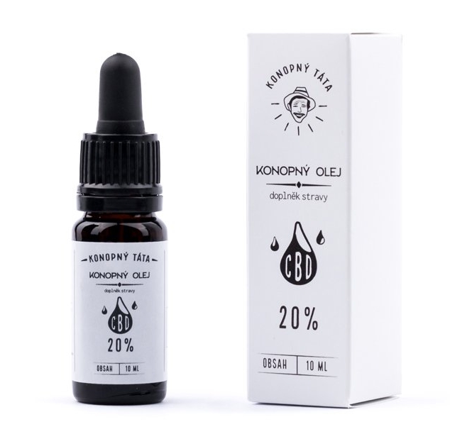 Konopný Táta Chanvre CBD pétrole 20%, 10 ml, 2000 mg