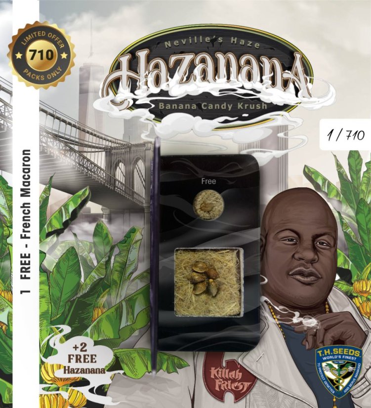 T.H.Seeds™ Semințe de canabis Hazanana, pachet special limitat 710, feminizate