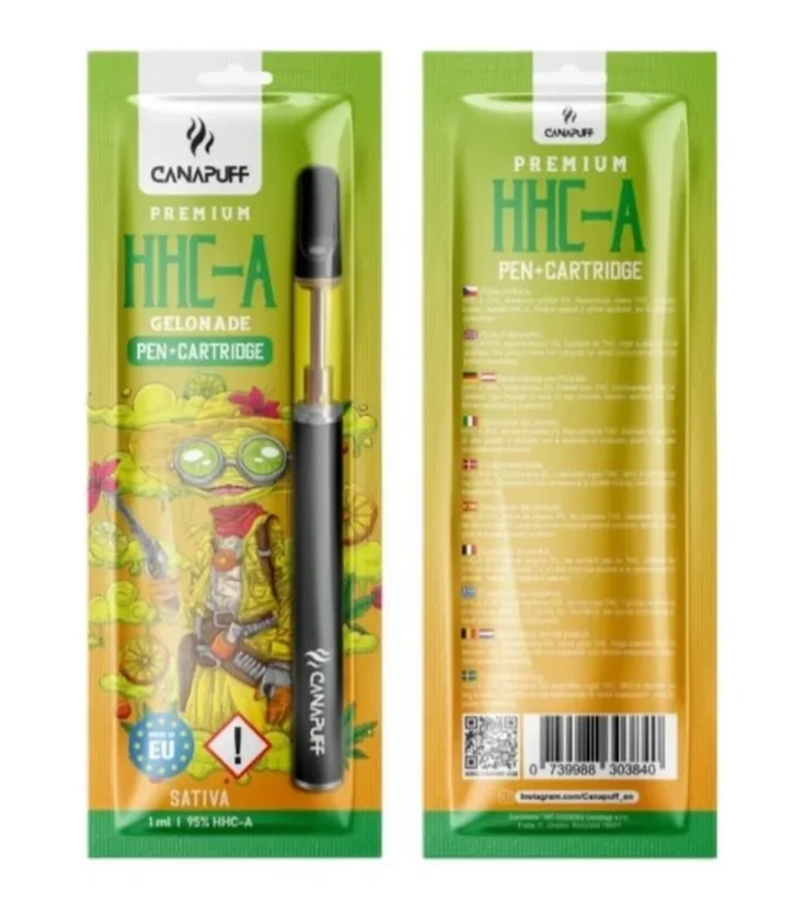 CanaPuff HHCA Stift + Kartusche Gelonade, HHCA 95 %, 1 ml