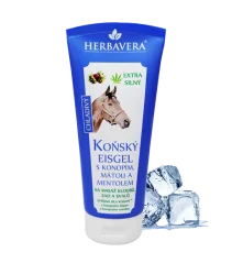 Herbavera Pferde Eisgel mit Hanf, Minze und Menthol, 200 ml