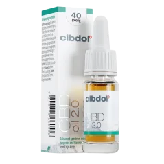 Cibdol CBD pétrole 2.0 40 %, 4000 mg, 10 ml