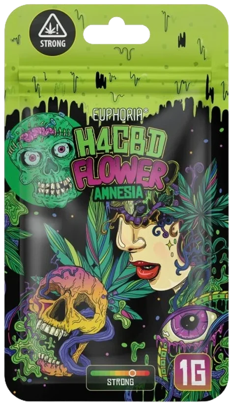 Euphoria H4CBD Bunga Amnesia, H4CBD 20 %, 1 g