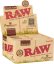 RAW Papeles de fumar de cáñamo orgánico CONNOISSEUR KingSize Slim sin refinar + TIPS - Caja, 24 piezas