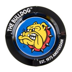 Der Bulldog Original Aschenbecher aus schwarzem Metall