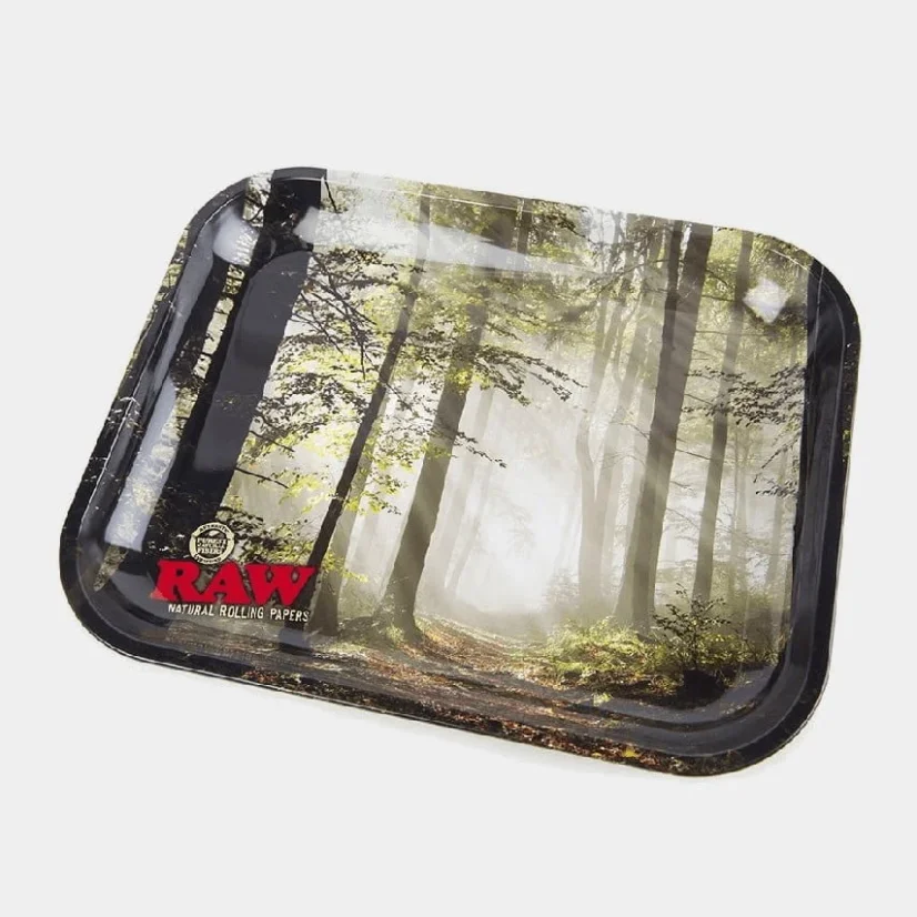 RAW – Forest Large Metal Rolling Tray
