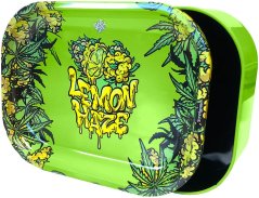 Best Buds Tavă de rulare în cutie subțire cu depozitare, Lemon Haze