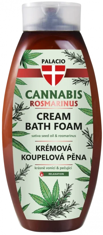 Palacio Cannabis Rosmarinus spumă de baie 500 ml