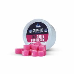 Cannabis Bakehouse Bonbons cubes au CBD - Bubblegum, 22pcs X 5mg CBD, 30 g