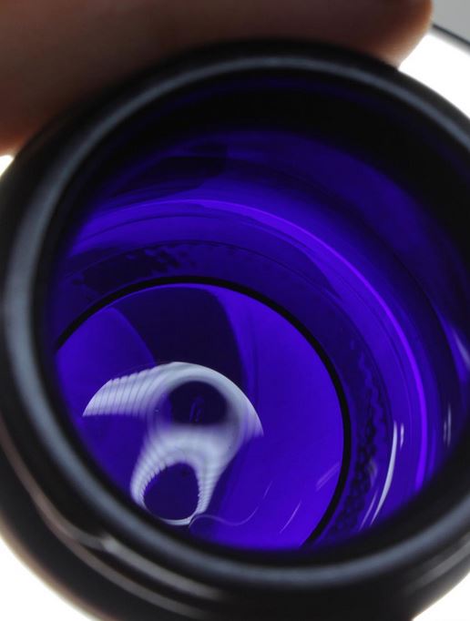 Miron Pot à col large en verre violet 150 ml