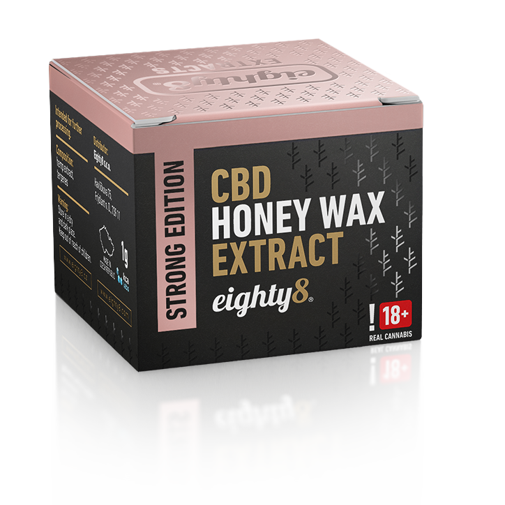 Eighty8 Honung vax Extrahera 69 % CBD, 1 g