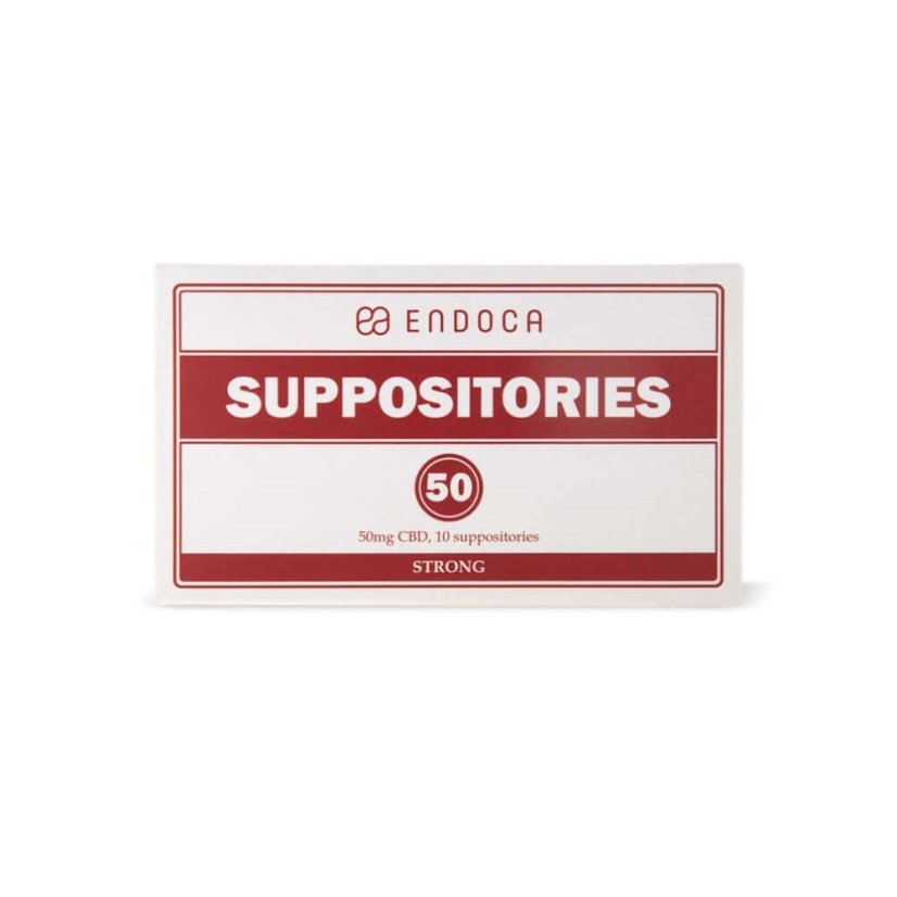 Endoca Suppositoires 500 mg CBD, 10 pc