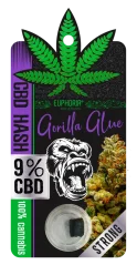 Euphoria CBD Hash 9% Gorilla Glue, 1 g