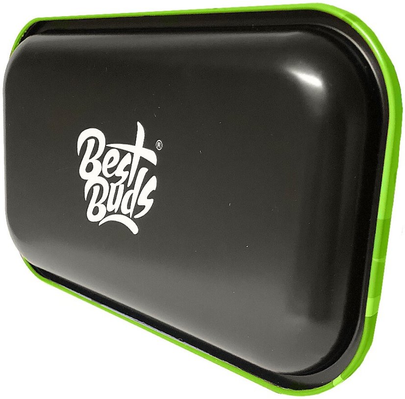 Best Buds Vassoio per rollare in metallo Lemon Haze lungo, 16x27 cm