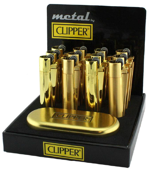 Clipper Μεταλλικό Χρυσό