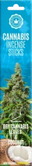 Cannabis-Räucherstäbchen Trockenes Cannabis & Kokosnuss