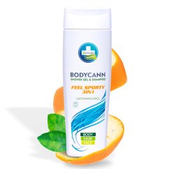 Annabis Corpscann Ressentir sportif 3in1 naturel shampooing et douche gel, 250 ml