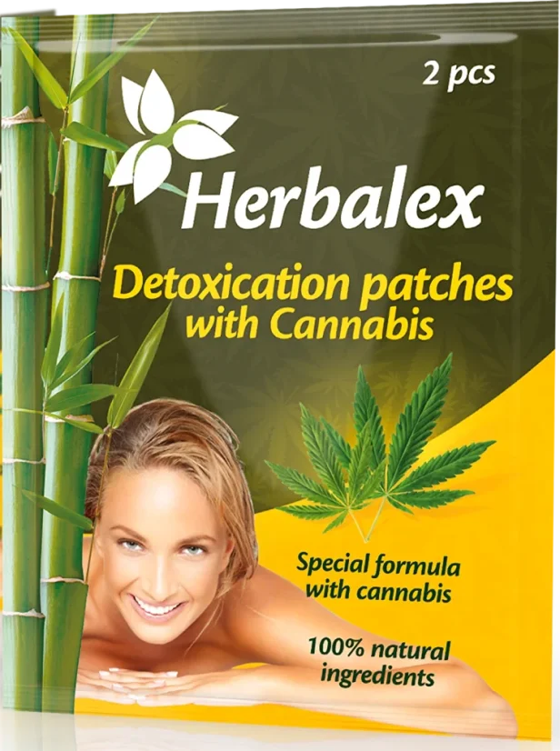Herbalex désintoxication patchs avec du cannabis 2pcs